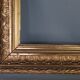 Nineteenth century frame gilded stucco wood 51.5x40 foliage 36.7x25.5 cm SB