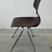 Ensemble de 4 chaises empilables, Pagwood (Pagholz), Allemagne, années 1960/70.
