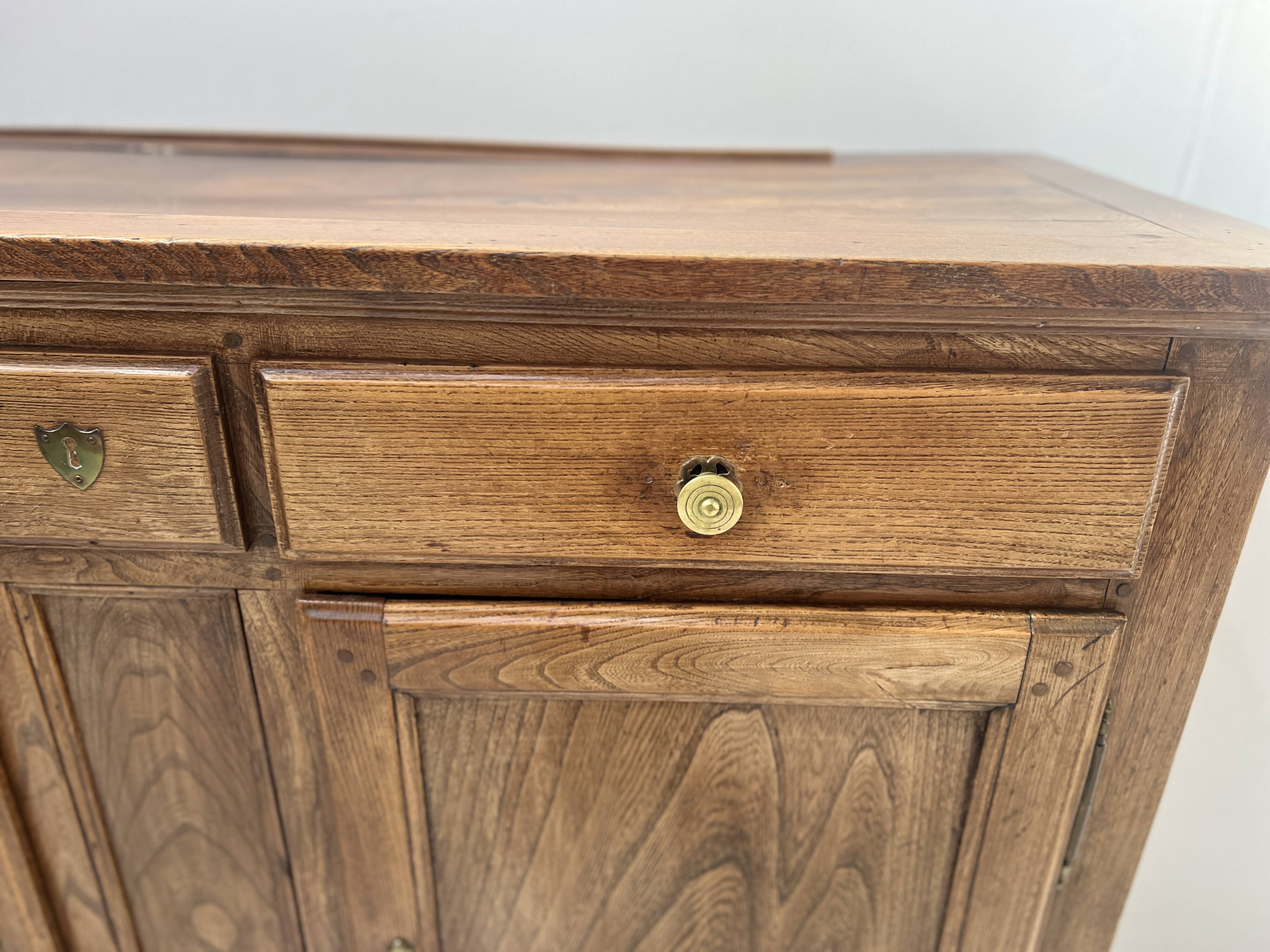 19th-century solid ash Parisian buffet