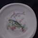 8 fish plates in Sologne porcelain 23 X 23 cm