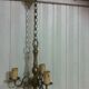 Antique bronze chandelier
