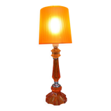 Princess orange plexiglass lamp