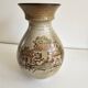 Ceramic vase with Village pattern signed by Jean Paulet - vintage
