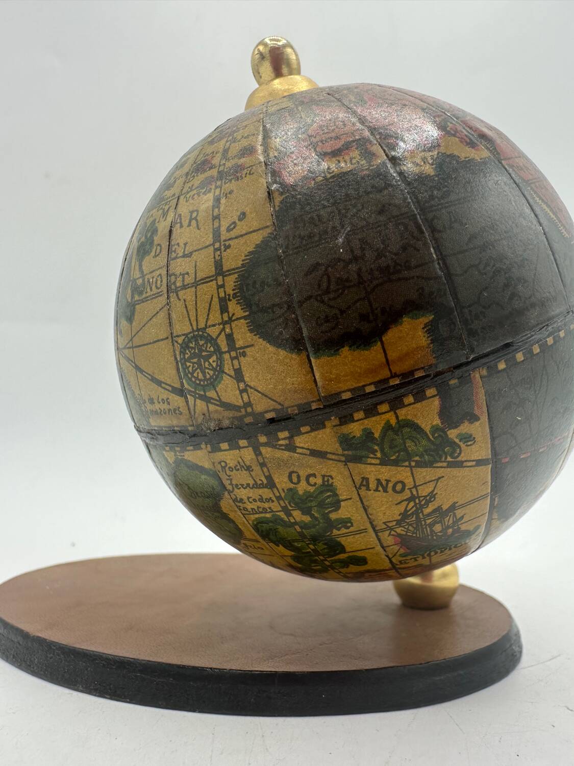 Vintage Earth Globe