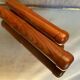 Pair of Havana cigar cases made of solid exotic wood
