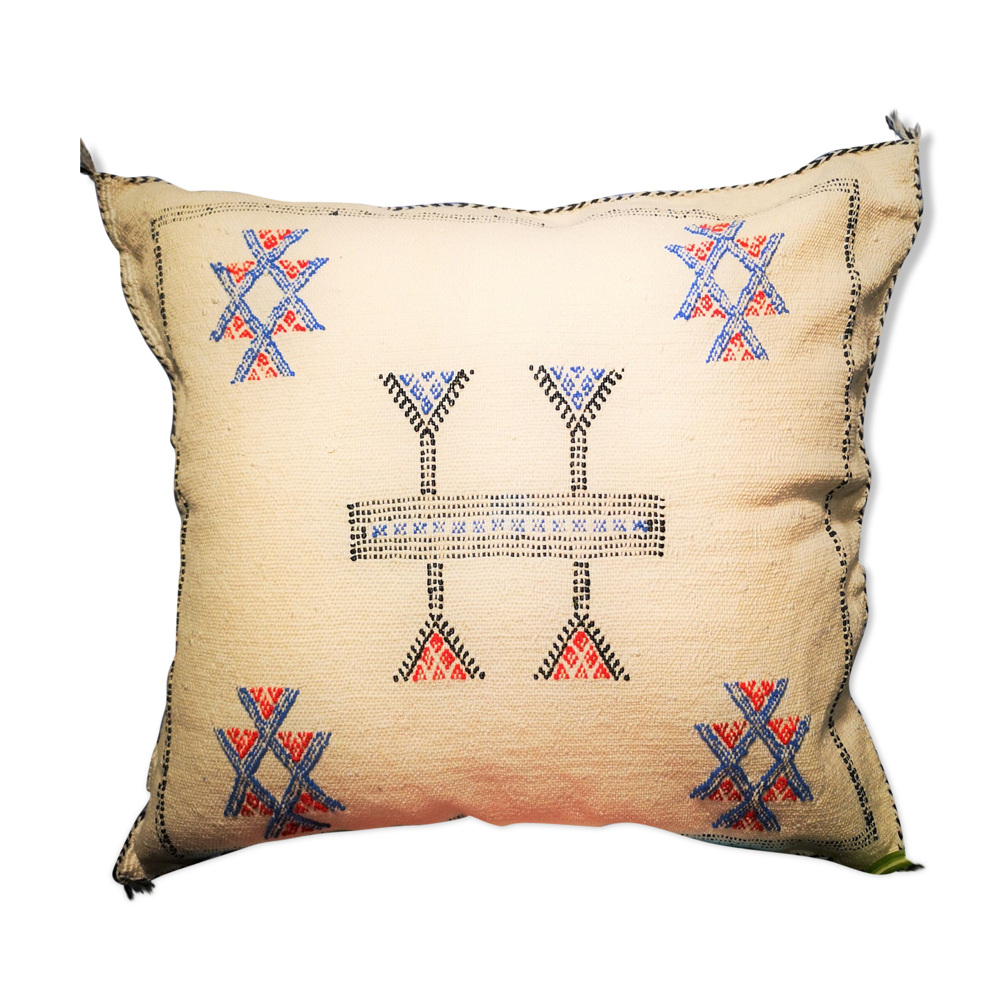 Cactus silk white sabra cushion