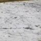 Pair of Nightstands Mahogany White Carrara Marble Louis XVI Style