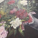 Nature morte sur toile ancienne