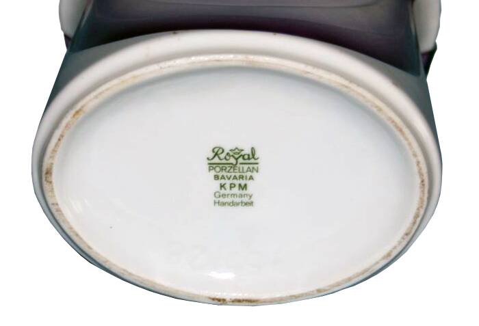 Vintage Vase • Swing • Purple Eye • Royal Porzellan • Op Art • 1970