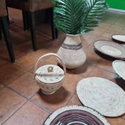Set of 3 Woven African Baskets – Fulani Mbeedu from Cameroon