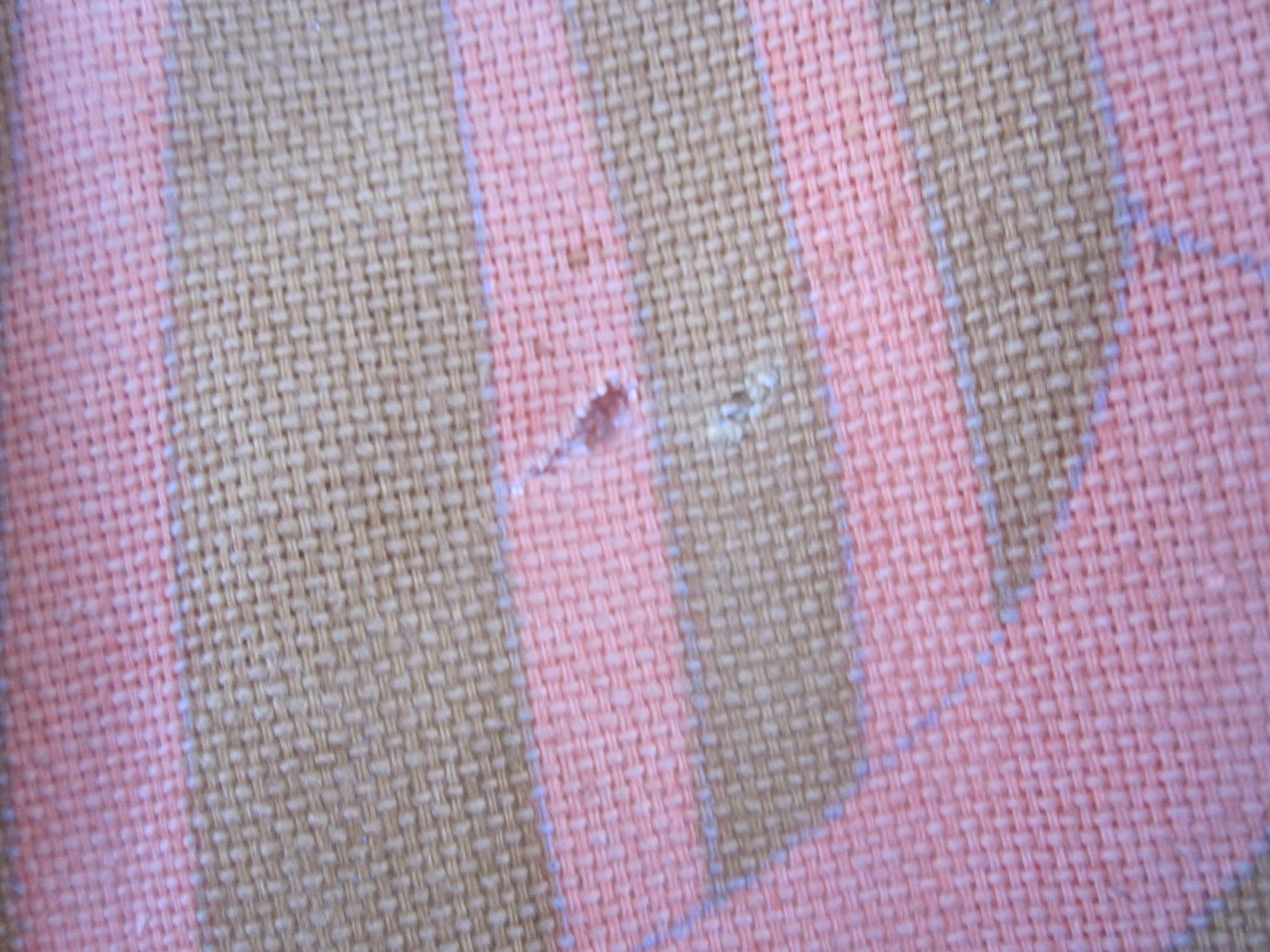 Vintage camping folding lounge