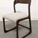 Series of 4 Baumann sled chairs from the 60s/70s