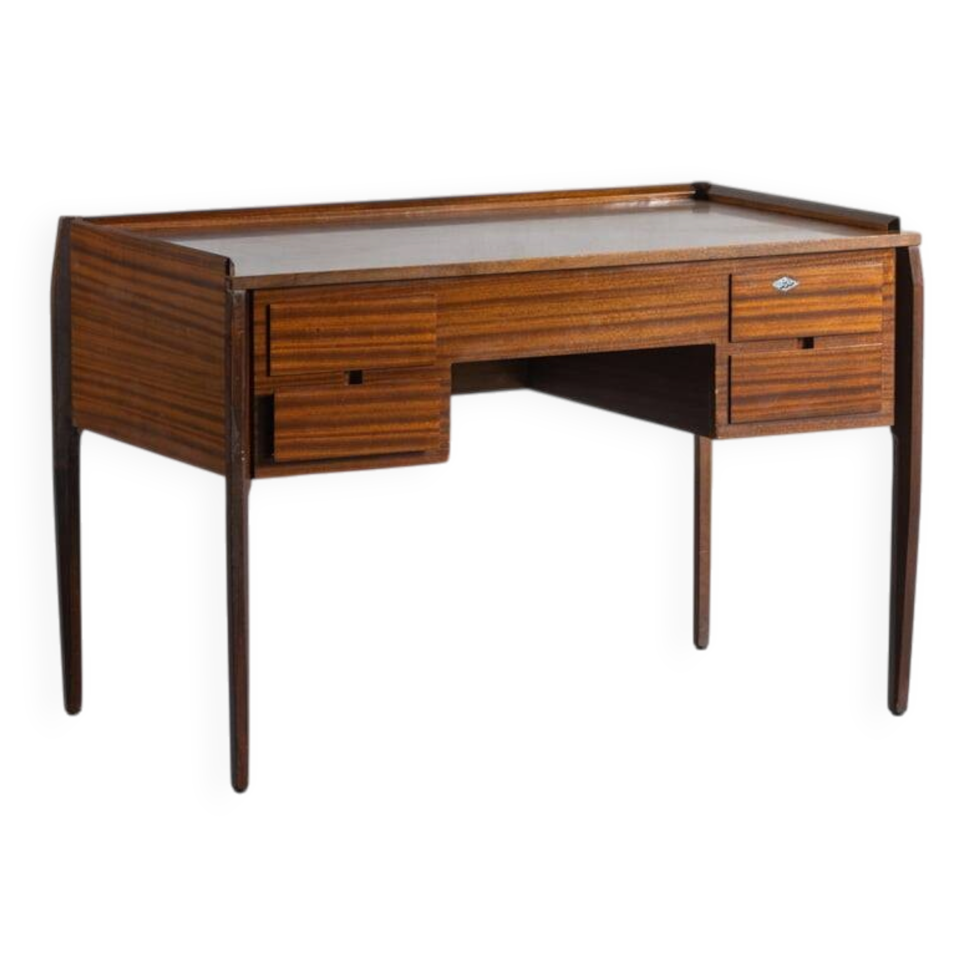Vintage sleek mid-century desk by Gio Ponti for Dassi, Italy, 1960s
