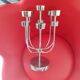 Design chandelier 9 spokes in steel