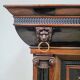 Beautiful 17th-century Dutch cabinet in rosewood and ebony marquetry.