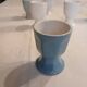 6 mismatched old egg cups