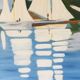 Tableau les voiliers blancs