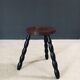 French Bobbin Tripod Stool, 1940s