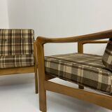 Vintage teak armchairs