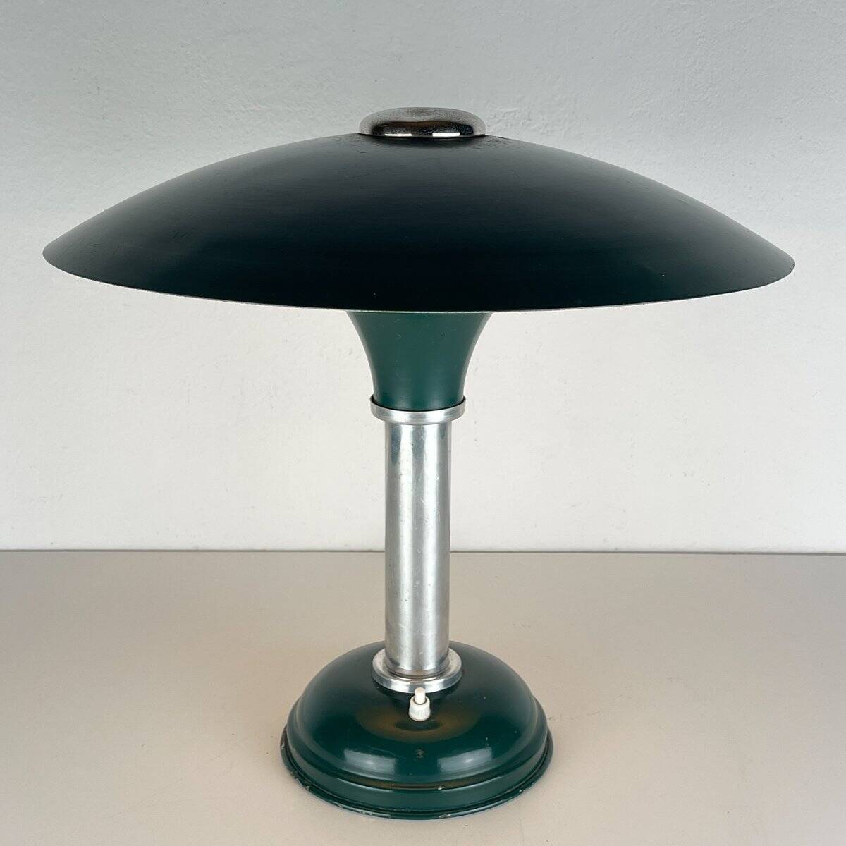 Bauhaus metal table lamp, Germany, 1930s