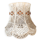Vintage macrame lampshade 1970
