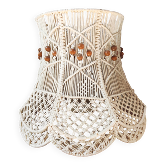 Abat-jour en macramé 1970