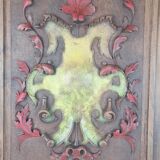 Old polychrome carved panel