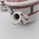 Service Basque théière 5 tasses et 5 soucoupes