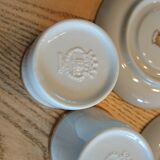 Gold pattern porcelain coffee cups