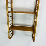 Rattan shelf