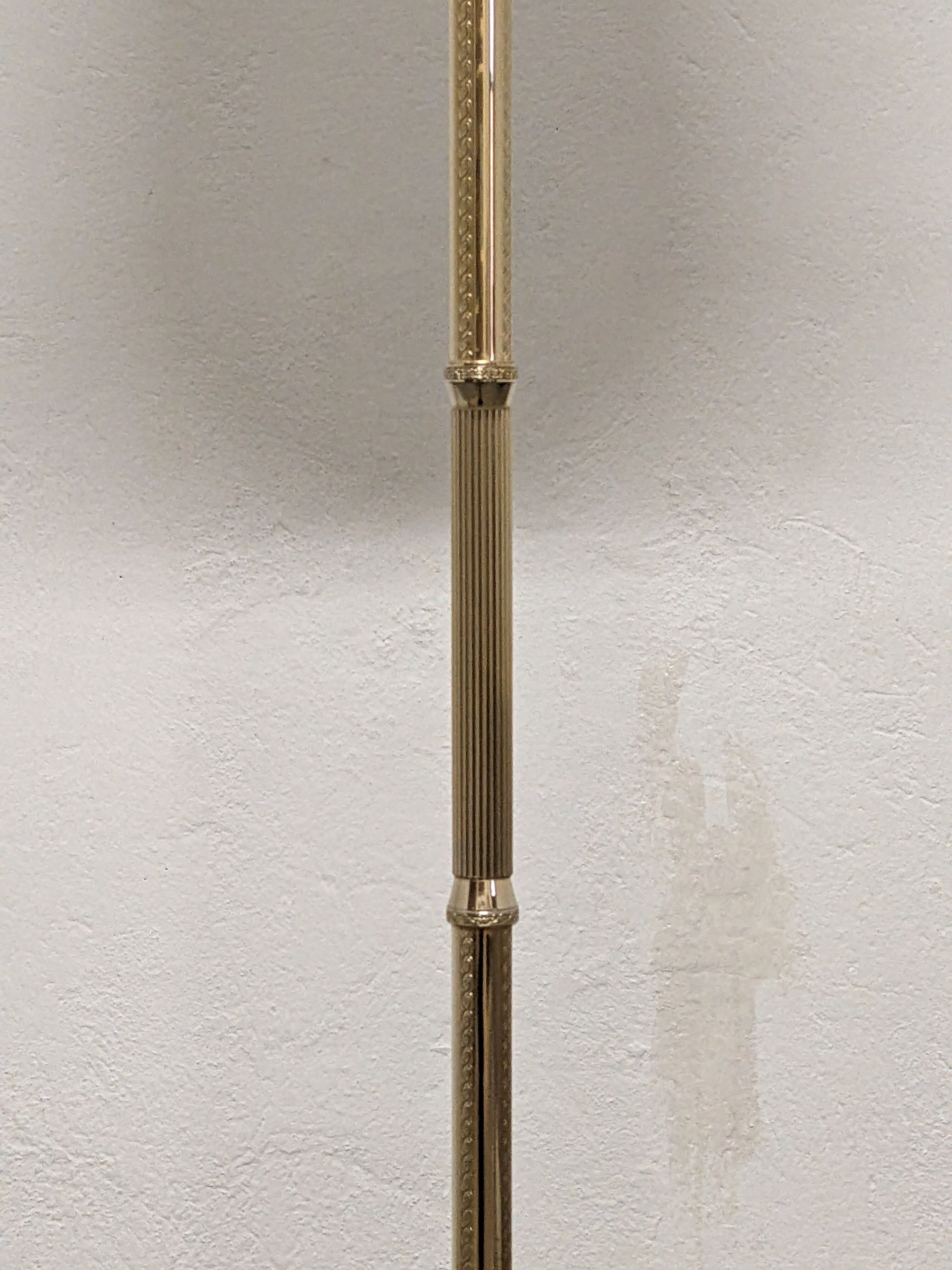 Brass tripod floor lamp from the 50s/60s