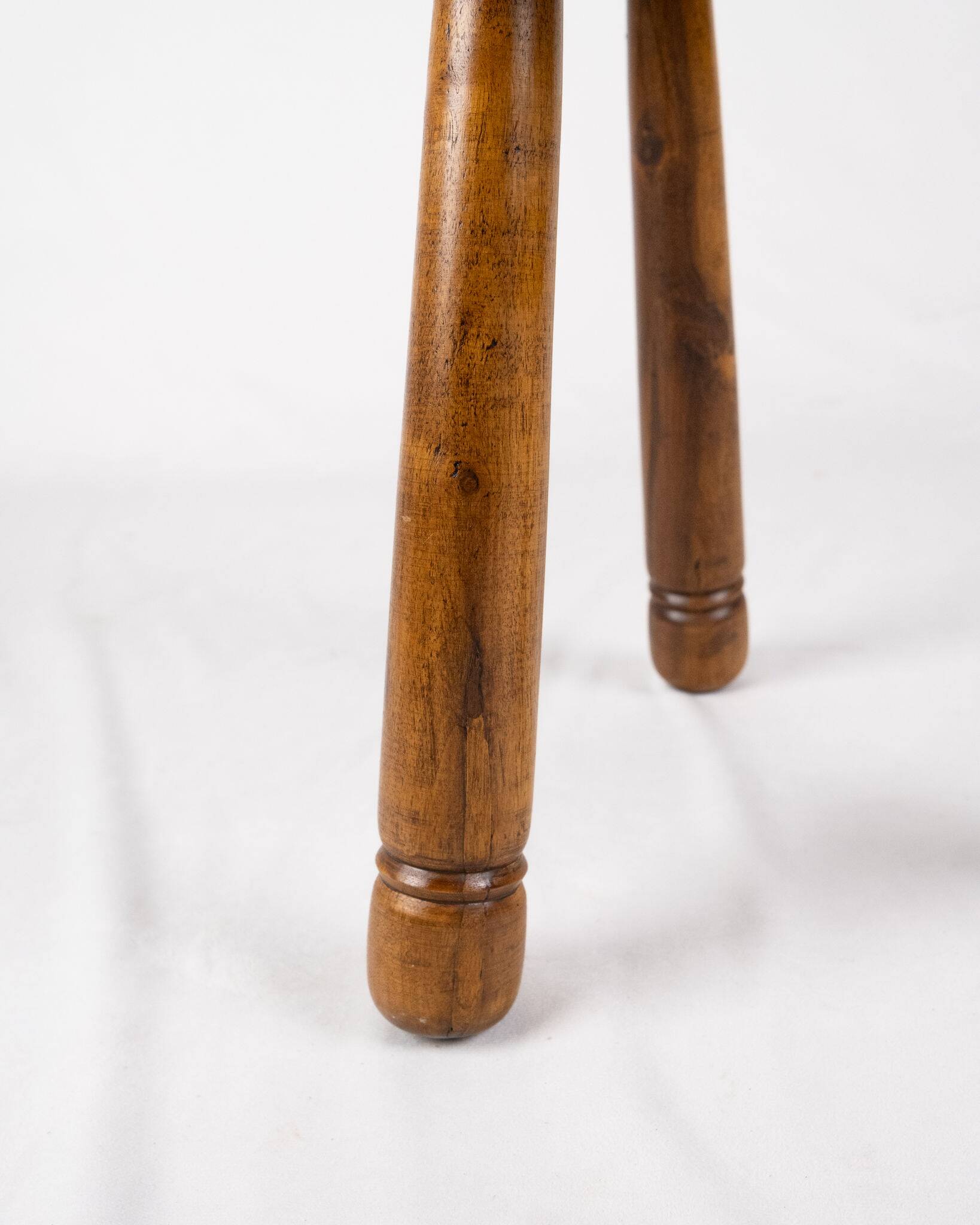 Tripod stool in free form, Brittany, 1950s