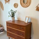 Vintage chest of drawers from the 1950s.
