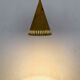 Swedish Mid-Century Modern brass pendant lamp