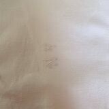Linen tablecloth hand embroidery monogram an