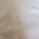 Linen tablecloth hand embroidery monogram an