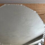 Vintage octagonal beveled mirrors
