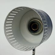 Lampe de bureau vintage bleue et chrome années 70
