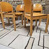 Lot 6 chaises danois empilable 1970 vintage