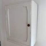 Vintage wall cabinet, White medicine cabinet