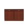 Danish mahogany veneered cabinet with drawers and lockable doors, 1970s