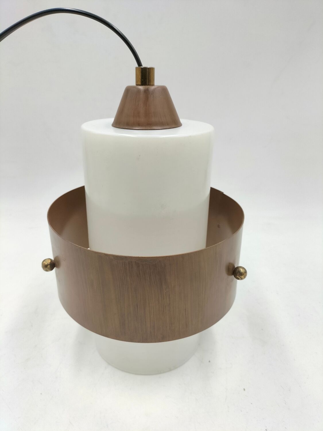 Vintage glass pendant light