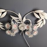 Vintage floral  wall lamp by Hans Kögl , 1970s