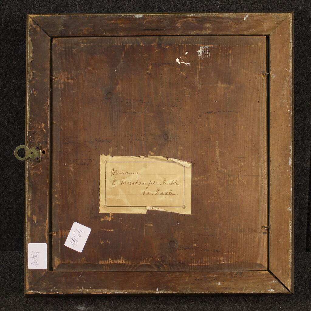 Still life on paper signed and dated 1839