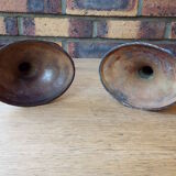 Pair of candlesticks in bronze
