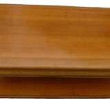 M20240401/Coffee table with two trays and 2 drawers in solid cherry wood - Very good condition