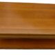 Table basse à 2 plateaux et 2 tiroirs en merisier massif