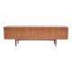 Large vintage Scandinavian teak sideboard – 1960s buffet