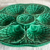 6 Sarreguemines slurry oyster plates