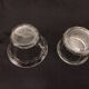 Two individual old jam jars
